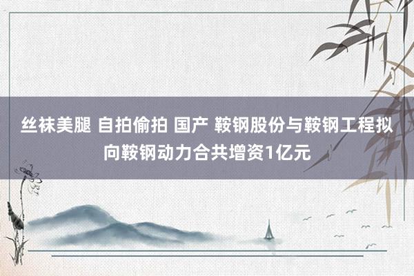 丝袜美腿 自拍偷拍 国产 鞍钢股份与鞍钢工程拟向鞍钢动力合共增资1亿元