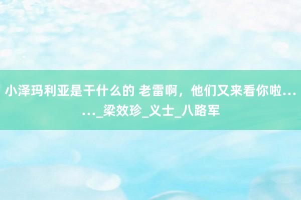 小泽玛利亚是干什么的 老雷啊，他们又来看你啦……_梁效珍_义士_八路军