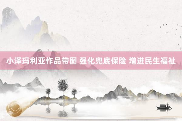 小泽玛利亚作品带图 强化兜底保险 增进民生福祉