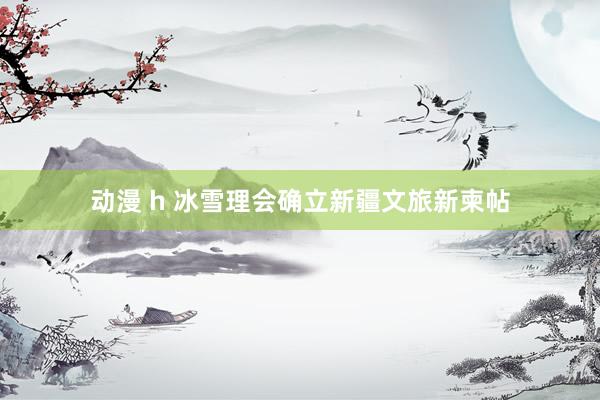 动漫 h 冰雪理会确立新疆文旅新柬帖