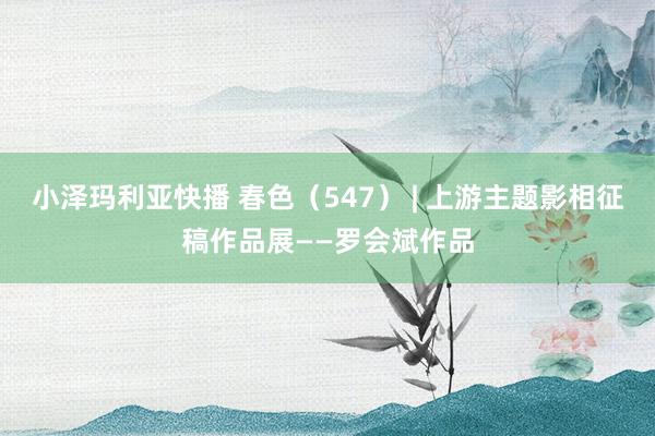 小泽玛利亚快播 春色（547） | 上游主题影相征稿作品展——罗会斌作品