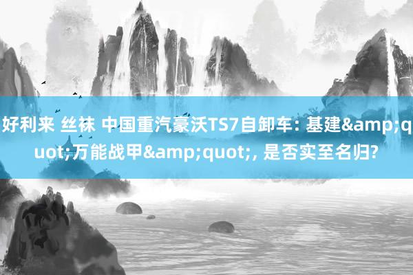 好利来 丝袜 中国重汽豪沃TS7自卸车: 基建&quot;万能战甲&quot;， 是否实至名归?