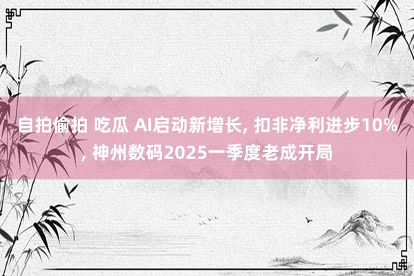 自拍偷拍 吃瓜 AI启动新增长， 扣非净利进步10%， 神州数码2025一季度老成开局